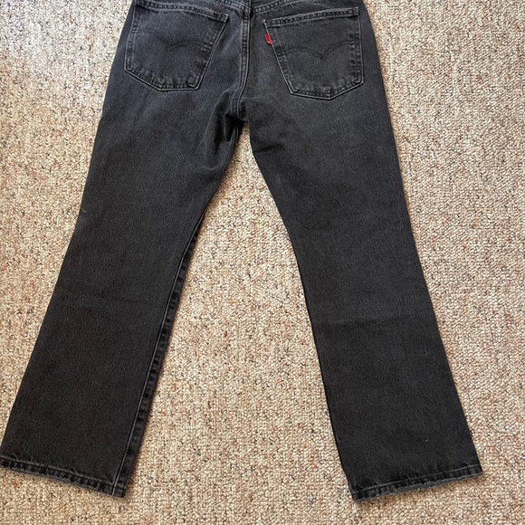 Women’s Black Levi's Middy Bootcut Anke Jeans - Picture 4 of 10